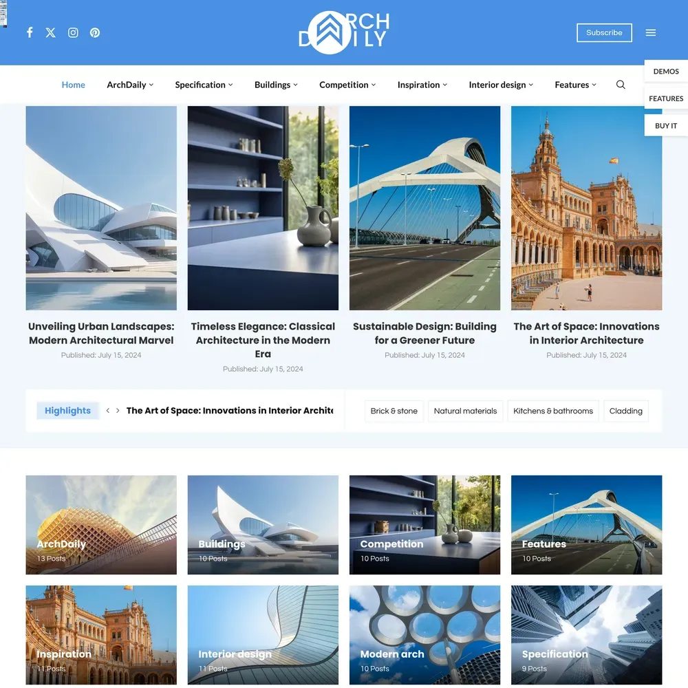Architecture News Website Design with Free VPS Web Hosting (1) Architecture News Website Design with Free VPS Web Hosting