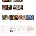 Food Recipe Website Design with Free VPS Web Hosting
