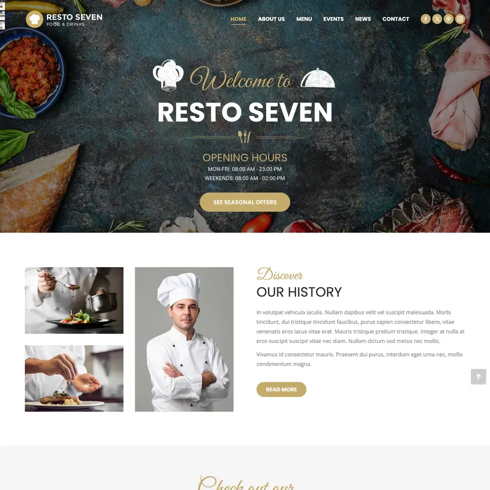 Cafeteria Website Design with Free VPS Web Hosting (1) Cafeteria Website Design with Free VPS Web Hosting
