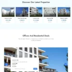 Commercial Real Estate Website Design with Free VPS Hosting