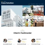 Construction Firm Website Design with Free VPS Web Hosting