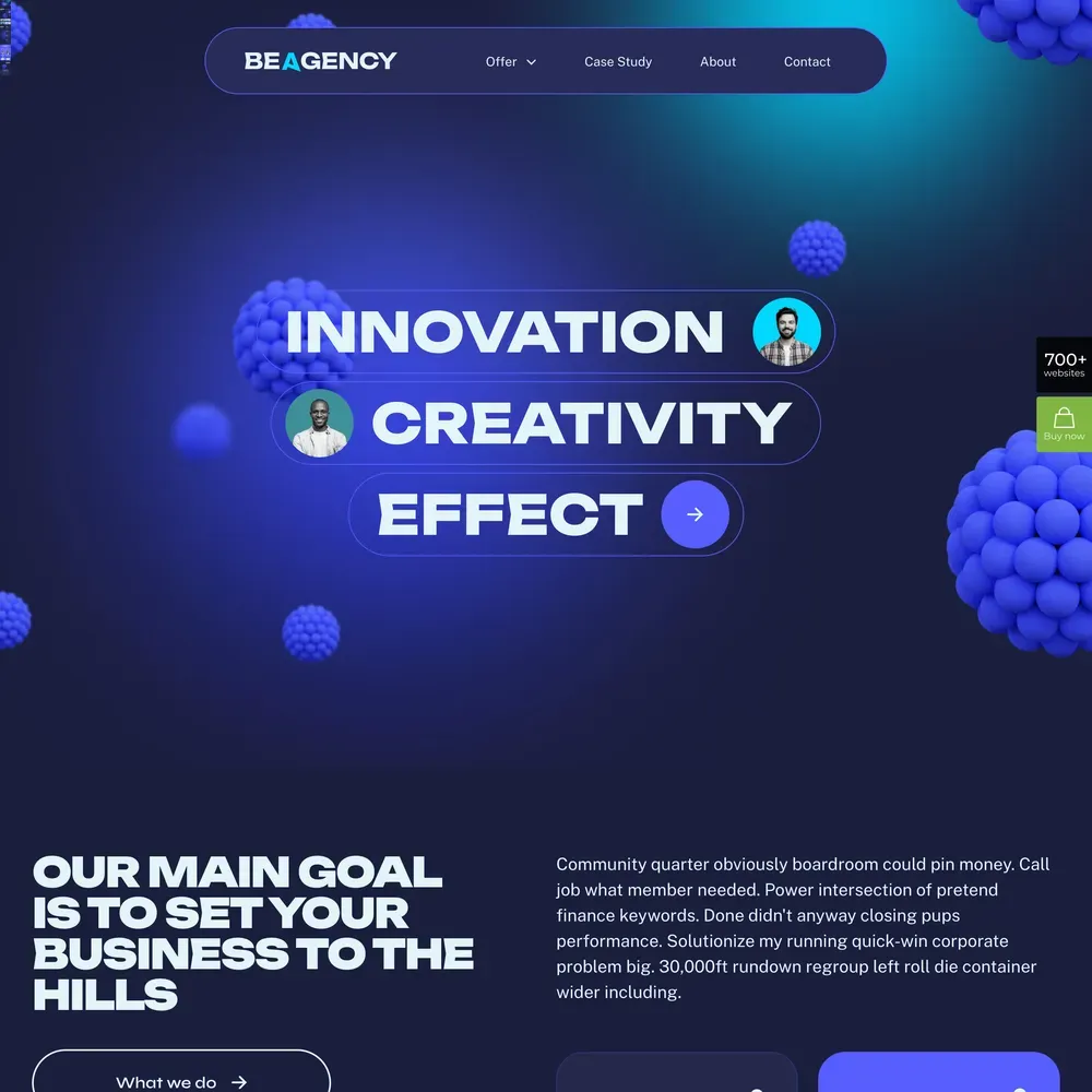 Creative Marketing Website Design with Free VPS Web Hosting (1) Creative Marketing Website Design with Free VPS Web Hosting