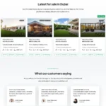 Dubai Real Estate Website Design with Free VPS Web Hosting