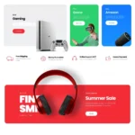 Gadget Shop Website Design with Free VPS Web Hosting