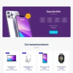 Geek Store Website Design with Free VPS Web Hosting