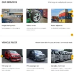 Logistics Service Website Design with Free VPS Web Hosting