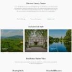 Luxury Real Estate Website Design with Free VPS Web Hosting