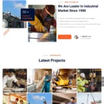 Mechanical Industry Website Design with Free VPS Web Hosting