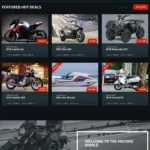 Motorcycles Dealers Website Design with Free VPS Web Hosting