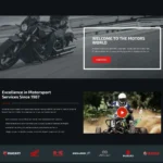 Motorcycles Dealers Website Design with Free VPS Web Hosting