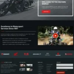 Motorcycles Dealers Website Design with Free VPS Web Hosting