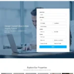 Real Estate Agency Website Design with Free VPS Web Hosting