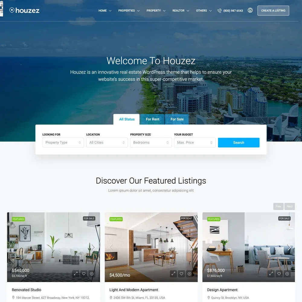 Real Estate Company Website Design with Free VPS Web Hosting (1) Real Estate Company Website Design with Free VPS Web Hosting