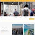 Real Estate Listing Website Design with Free VPS Web Hosting
