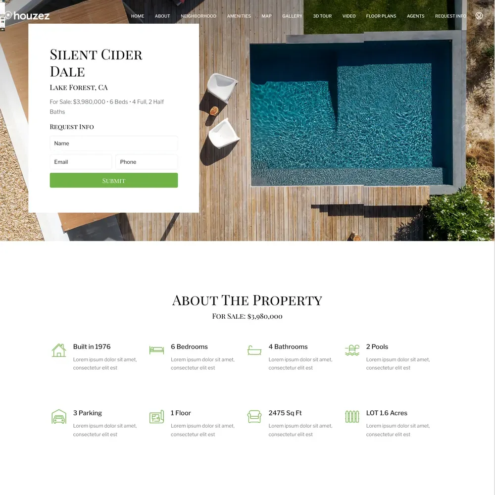 Single Property Website Design with Free VPS Web Hosting (1) Single Property Website Design with Free VPS Web Hosting