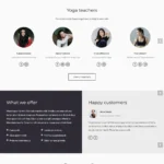 Yoga Studio Website Design with Free VPS Web Hosting