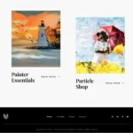 Art Painter Website Design with Free VPS Web Hosting