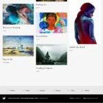 Artist Painter Website Design with Free VPS Web Hosting