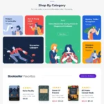 Bookshop Website Design with Free VPS Web Hosting