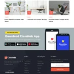 Classified Listing Website Design with Free VPS Web Hosting