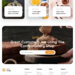 Confectionery Shop Website Design with Free VPS Web Hosting