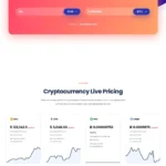 Crypto Website Design with Free VPS Web Hosting