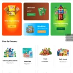 Grocery Store Website Design with Free VPS Web Hosting