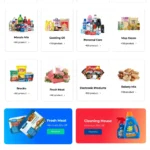 Grocery Store Website Design with Free VPS Web Hosting