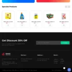 Grocery Store Website Design with Free VPS Web Hosting