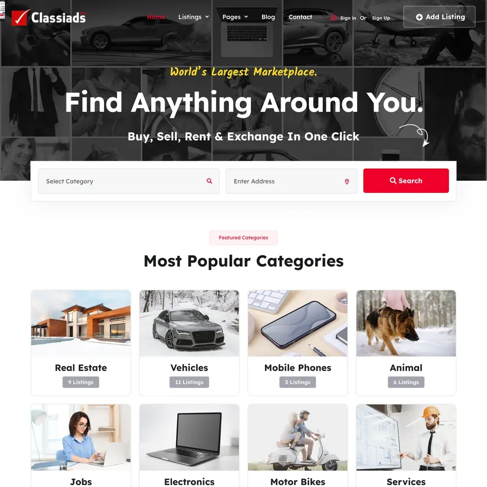 Largest Marketplace Website Design with Free Web Hosting (1) Largest Marketplace Website Design with Free Web Hosting