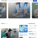 Medical Blog Website Design with Free VPS Web Hosting