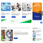 Medical Blog Website Design with Free VPS Web Hosting