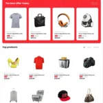 Mega Shop Website Design with Free VPS Web Hosting