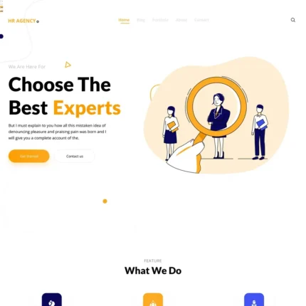 Recruitment Agency Website Design with Free VPS Web Hosting