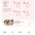 Therapist Website Design with Free VPS Web Hosting