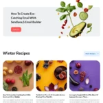 Vegetarian Blog Website Design with Free VPS Web Hosting