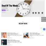 Watch Store Website Design with Free VPS Web Hosting