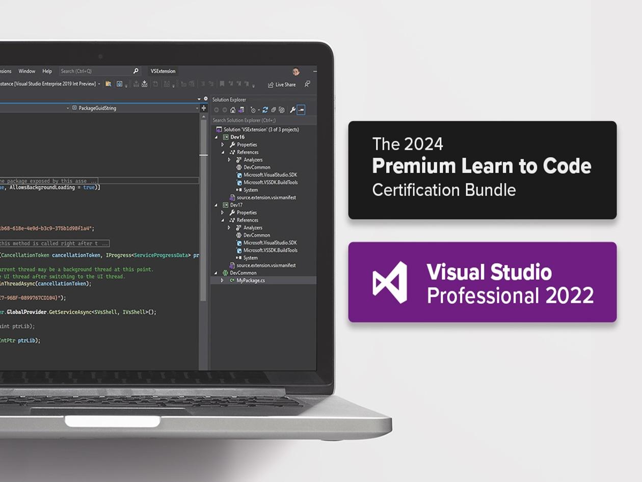 This coding beginner bundle gives you access to pro-level software and training