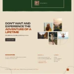 Adventure Service Website Design with Free Web Hosting