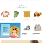 Baby Shop Website Design with Free Web Hosting