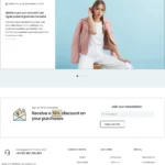 Baby Shop Website Design with Free Web Hosting