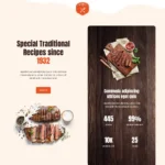 Barbeque Website Design with Free Web Hosting