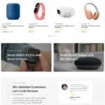 Minimal Electronics Website Design with Free Web Hosting