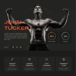 Personal Trainer Website Design with Free Web Hosting