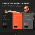 Personal Trainer Website Design with Free Web Hosting