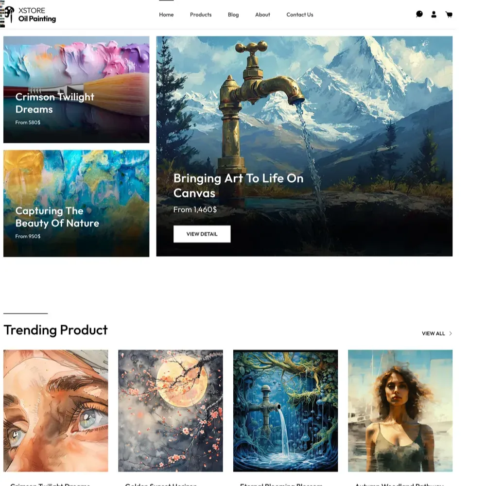 Painting Studio Website Design with Free Web Hosting (1) Painting Studio Website Design with Free Web Hosting