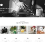 Perfume Website Design with Free Web Hosting