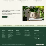 Plants Store Website Design with Free Web Hosting