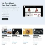 Pet Food Shop Website Design with Free VPS Web Hosting
