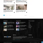 Newspaper Website Design with Free VPS Web Hosting